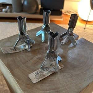Taper Candle Holder Clip from Italian brand clippe.it x 4 from Merci in Paris